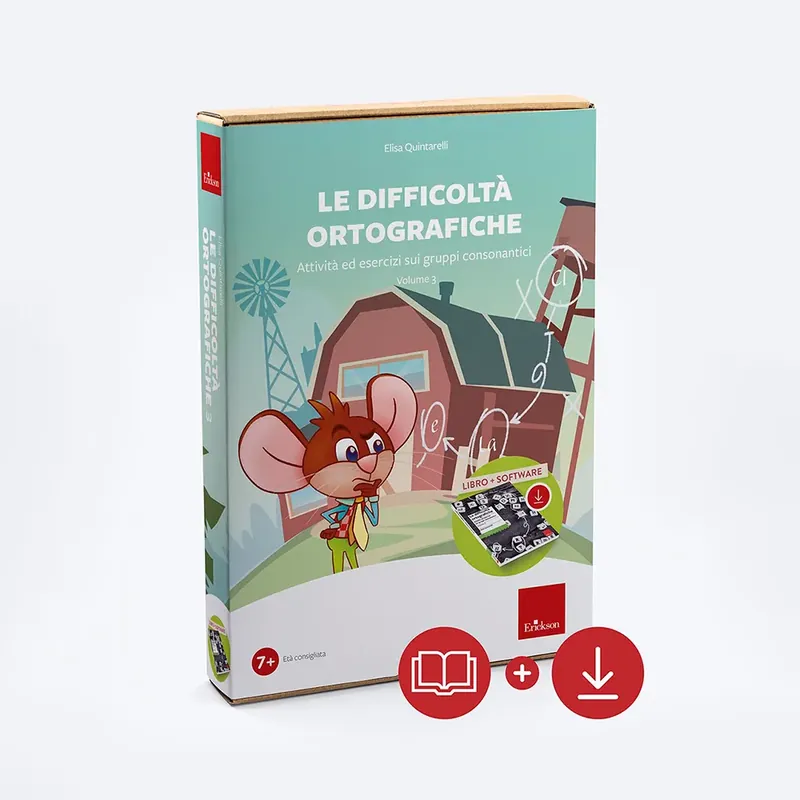 Quantità Limitata Le difficoltà ortografiche - Volume 3 (Kit Libro + Software)