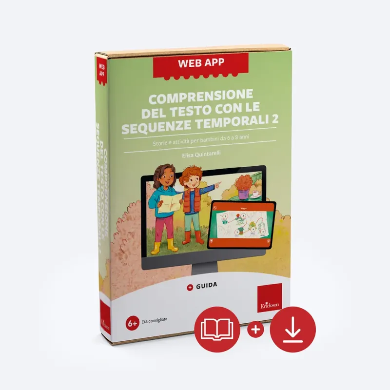 Web app Comprensione del testo con le sequenze temporali - Volume 2 Sconto