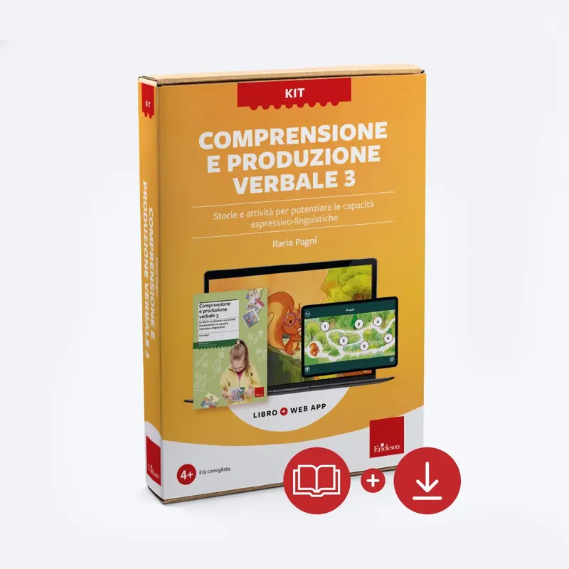 Consegna Rapida KIT Comprensione e produzione verbale - Volume 3 (Libro + web app)