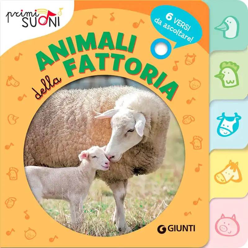 Reso Gratuito Animali della fattoria. Primi suoni 6 versi da ascoltare!