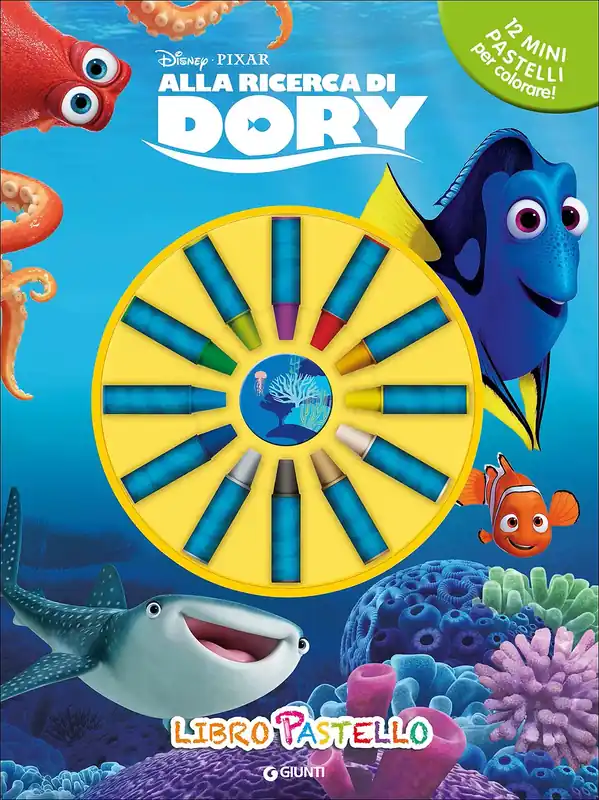 Offerta Libro Pastello - Alla ricerca di Dory 12 mini pastelli per colorare!