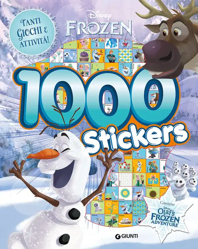 500/1000 Stickers - Frozen. 1000 Stickers Contiene Olaf‘s Frozen Adventure - Tanti giochi e attività! Nuova Collezione