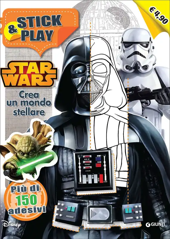 Novità Stick & Play - Star Wars Crea un mondo stellare - Più di 150 adesivi
