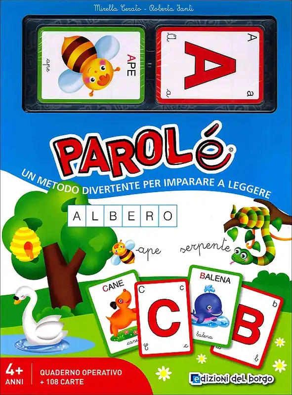 Parolé Un metodo divertente per imparare a leggere - Quaderno operativo + 108 carte Promozione