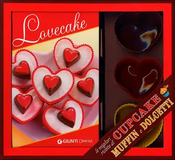 Popolare Lovecake Le migliori ricette di cupcake, muffin e dolcetti - Con 6 stampini in silicone a forma di cuore