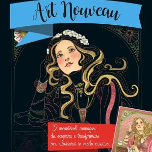 Art Nouveau 12 incantevoli immagini da scoprire e trasformare per rilassarsi in modo creativo Ordina Subito