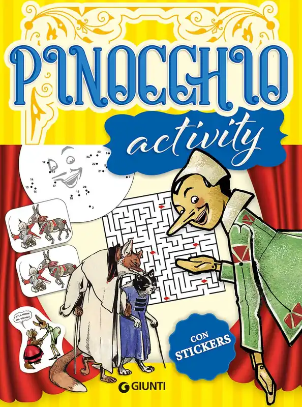 Scelto Dai Clienti Pinocchio Activity Con stickers