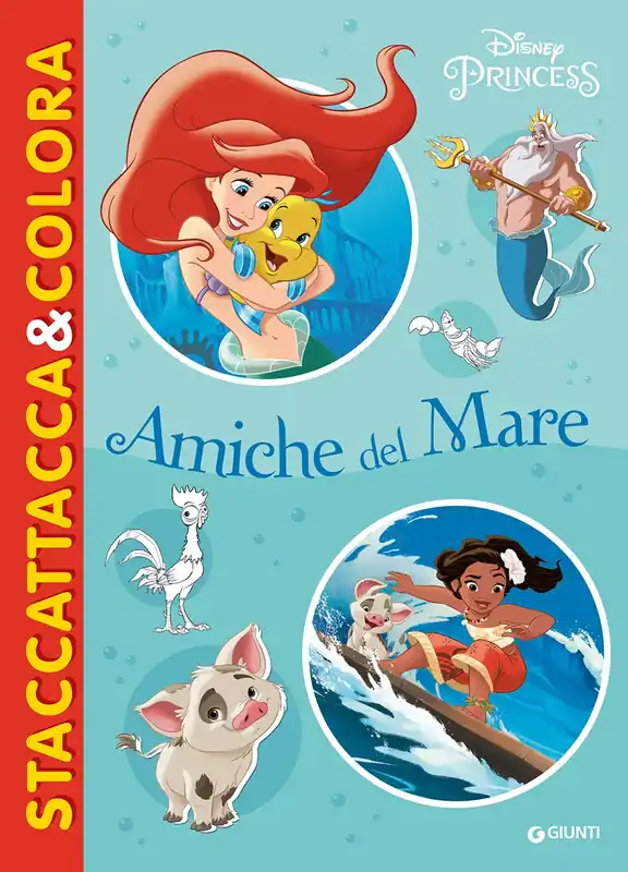 Offerta Speciale Amiche del mare Staccattacca&colora Disney Princess