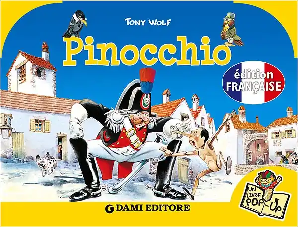 Pinocchio (Tridimensionale) Illustrazioni di Tony Wolf Reso Gratuito