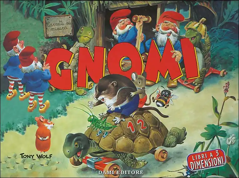 Gnomi (Tridimensionale) Illustrazioni di Tony Wolf Offerta Del Giorno