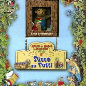 Succo per tutti con 1 pupazzetto Riccio Commerciante Consegna Rapida
