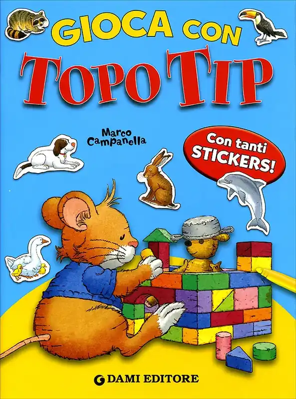 Gioca con Topo Tip Con tanti stickers! Prezzo Ridotto