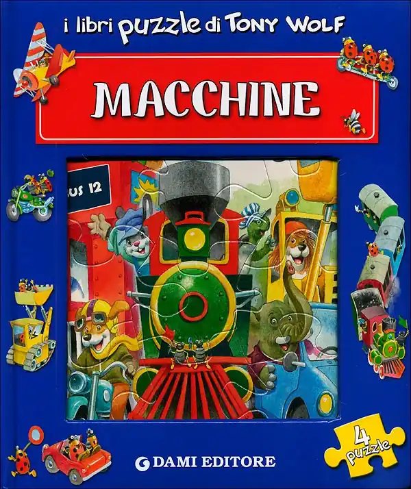 Macchine Con 4 puzzle di Tony Wolf Acquista Ora