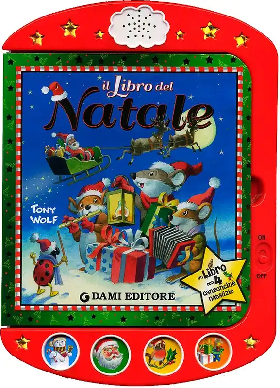Esclusivo Il Libro del Natale Un libro con 4 canzoncine natalizie
