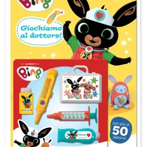 Bing. Activity con gadget. Giochiamo al dottore + Set dottore Super Prezzo