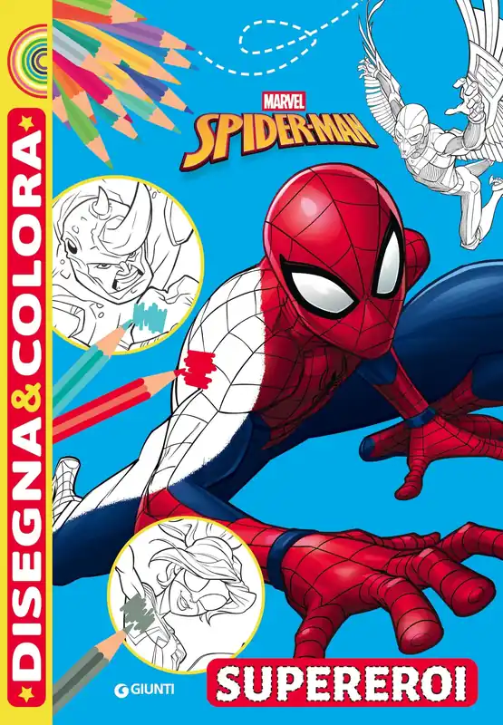 Spider-man Disegna e colora Supereroi Prezzo Basso