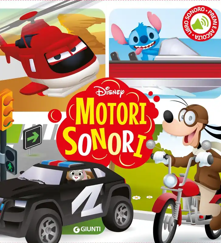 Disney Motori sonori Libro sonoro Premi e ascolta Nuova Collezione