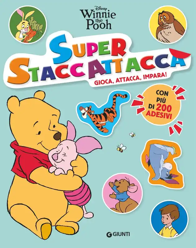 Promozione Winnie the Pooh Super Staccattacca Gioca, attacca, impara - Con più di 200 adesivi
