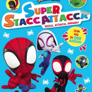 Spidey Super Staccattacca Gioca, attacca, impara - Con più di 200 adesivi Must-Have