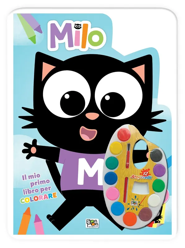 Quantità Limitata Milo. Activity con gadget. Il mio primo libro per colorare + Acquerelli