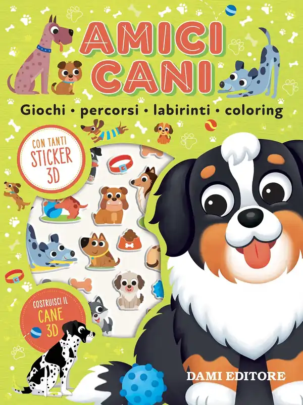 Sconto Amici Cani Giochi, percorsi, labirinti, coloring