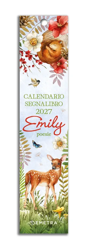 Calendario Emily Poesie 2027 segnalibro (5,5 X 24,5 cm) Sconto