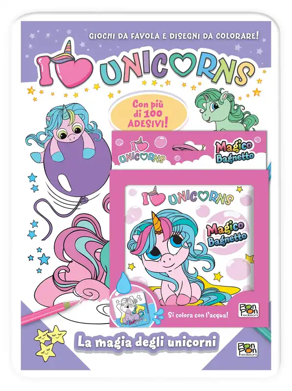 I Love Unicorns. Activity con gadget. La magia degli unicorni + Magico bagnetto Saldi