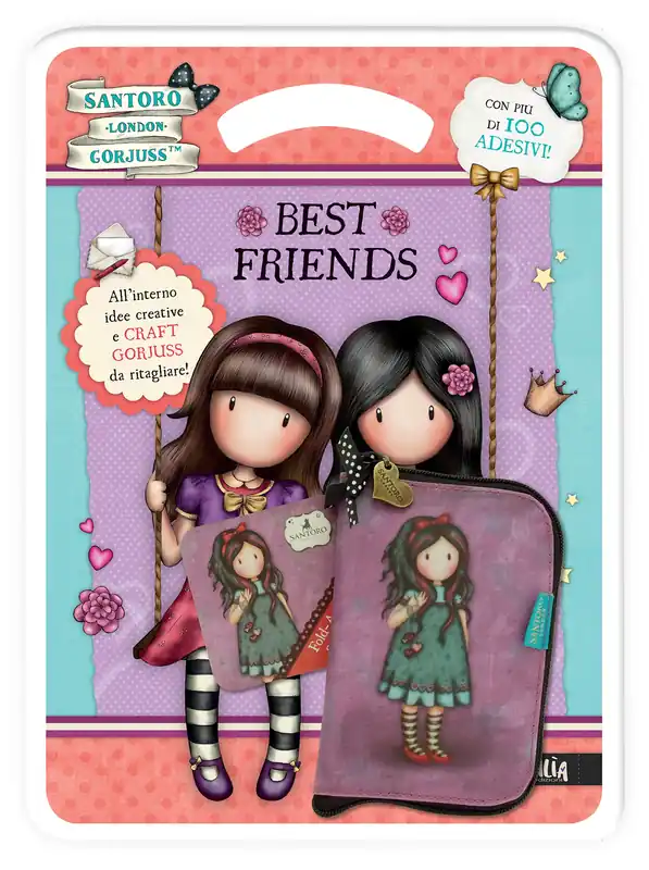Subito Disponibile Gorjuss. Activity con gadget. Best friends + Shopper bag pieghevole