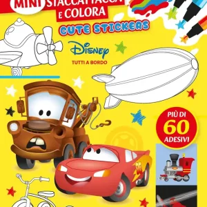 Tutti a bordo Disney Mini Staccattacca e colora Cute stickers Più di 60 adesivi Professionale
