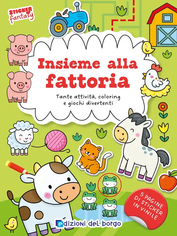 Insieme alla fattoria Tante attività, coloring e giochi divertenti Più Venduto