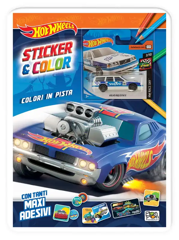 Prezzo Basso Hot Wheels. Activity con gadget. Colori in pista + Auto