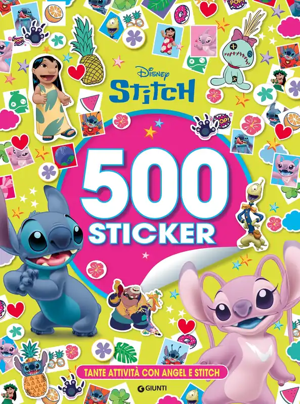 Stitch 500 Sticker con Angel e Stitch Prezzo Ridotto