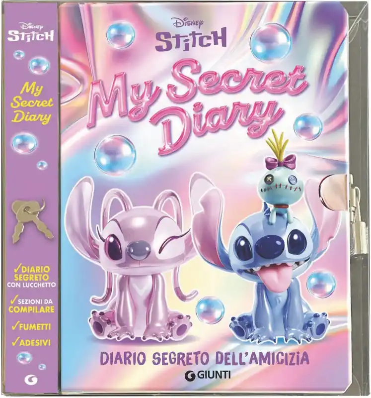 Esclusivo Stitch My Secret Diary. Diario segreto dell‘amicizia. Con Angel